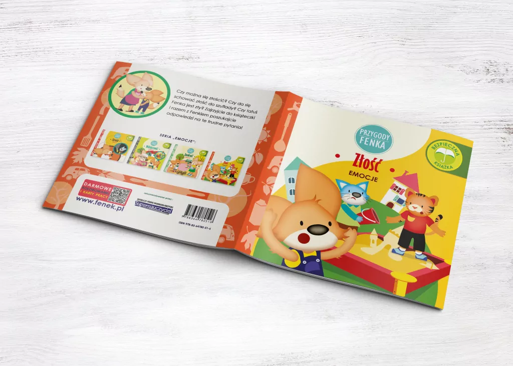 Złość. Emocje. Przygody Fenka - tantis.pl
