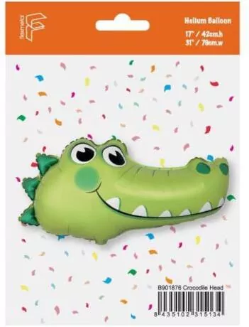 Balon foliowy. Krokodyl 61cm - tantis.pl