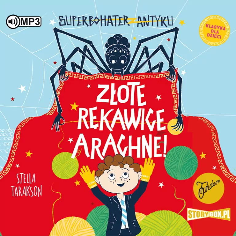 Złote rękawice Arachne. Superbohater z antyku. Tom 3 CD. Audiobook - tantis.pl