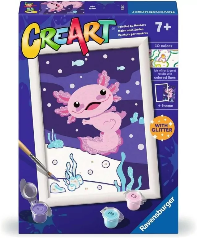 CreArt dla dzieci: Wild Animals Aksolotl - tantis.pl