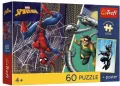 Puzzle 60 Spiderman + plakat TREFL - tantis.pl