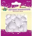 Serca brokatowe białe mix rozmiarów 2/4cm 18szt - tantis.pl