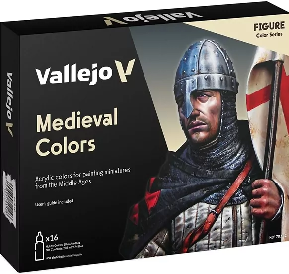 Vallejo: 70.142 - Model Color - Medieval Colors (16 x 18 ml) - tantis.pl