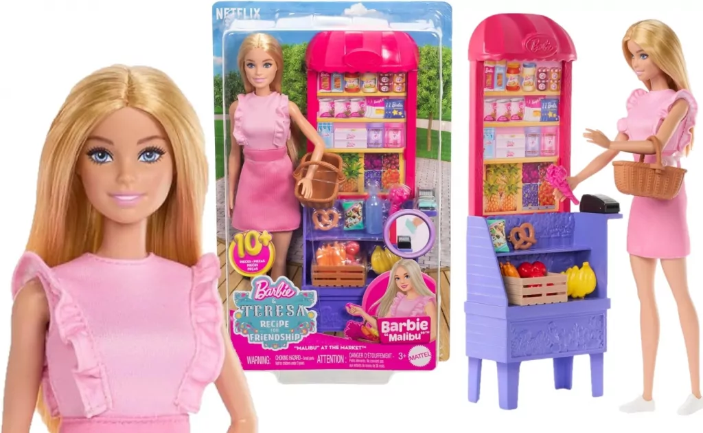 Barbie Lalka Malibu na zakupach - tantis.pl