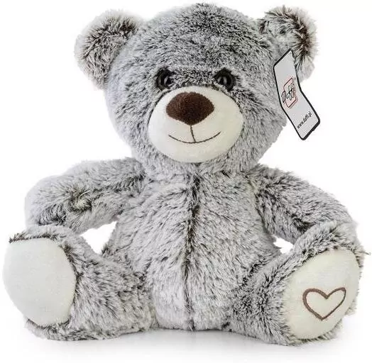 Miś brązowy siedzący z serduszkiem - tantis.pl