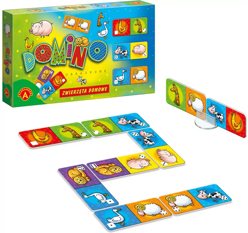 Alexander. Domino obrazkowe. Zwierzęta domowe - tantis.pl