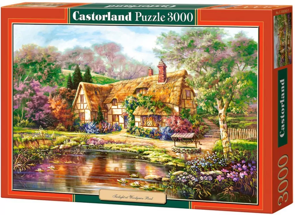 Puzzle 3000. Twilight at Woodgreen Pond - tantis.pl