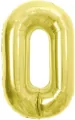 Balon foliowy B&C 0 Light gold 85cm - tantis.pl