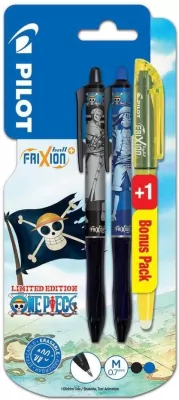 Pióro kulk Frixion 2 kolory+zakreślacz ONE PIECE