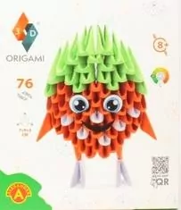 Origami 3D. Truskawka