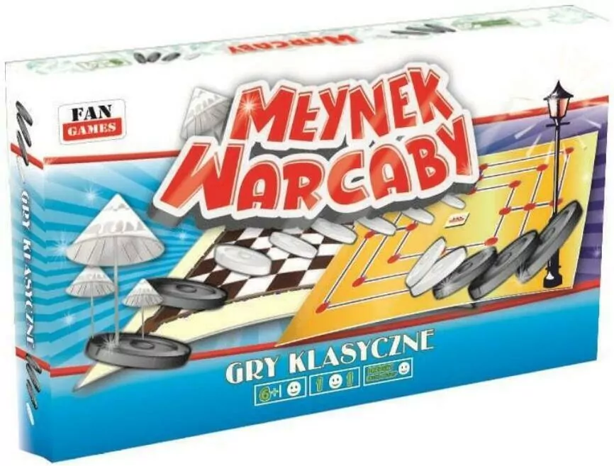 Gra 2w1. Warcaby i młynek - tantis.pl