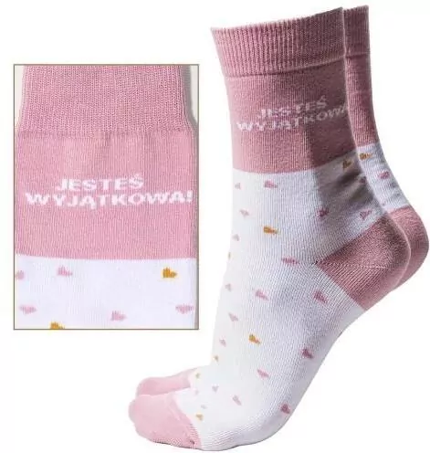 Skarpety Jesteś wyjątkowa! rozm. 36-39 - tantis.pl