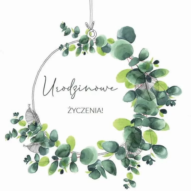 Karnet Swarovski kwadrat: Urodziny - tantis.pl