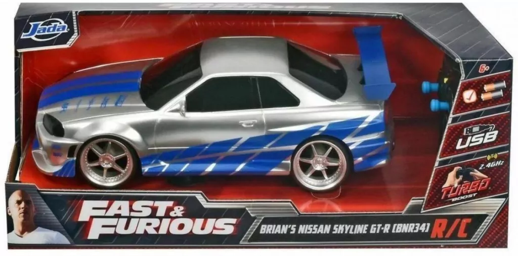 Jada RC F&F Nissan Skyline GTR 1:16 - tantis.pl