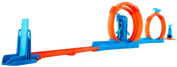 Hot Wheels Track Creator Tor Trzy Pętle - tantis.pl
