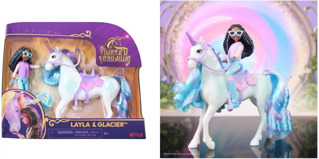 Akademia Jednorożców: Małe lalki, Layla i Śnieżka - tantis.pl