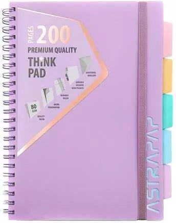 Astra. Kołozeszyt A4/200K PP Pastel - tantis.pl