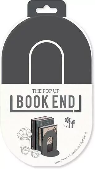 Book End Podpórka pod książki ciemny szary - tantis.pl