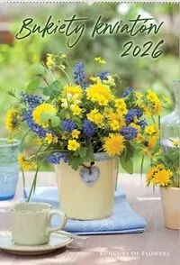 Kalendarz 2026 reklamowy Bukiety kwiatów - tantis.pl