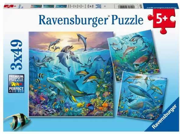 Puzzle 3x49. Podwodne życie - tantis.pl