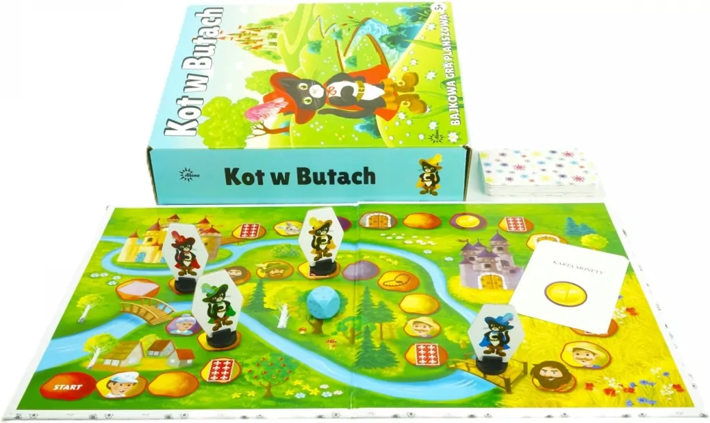 Kot w butach. Bajkowa gra planszowa - tantis.pl