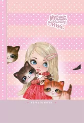 Planer dla dziewczynek 135 x 197/96K kratka. Brokat