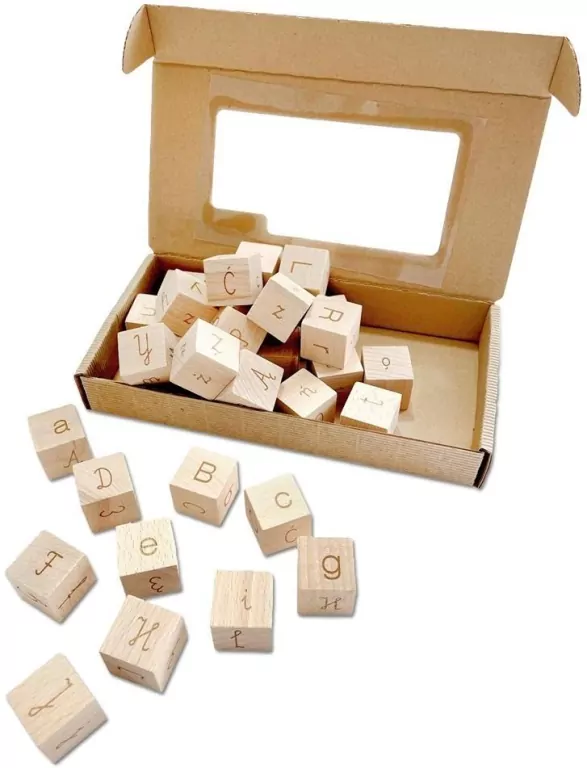 Klocki edukacyjne - Alfabet - tantis.pl
