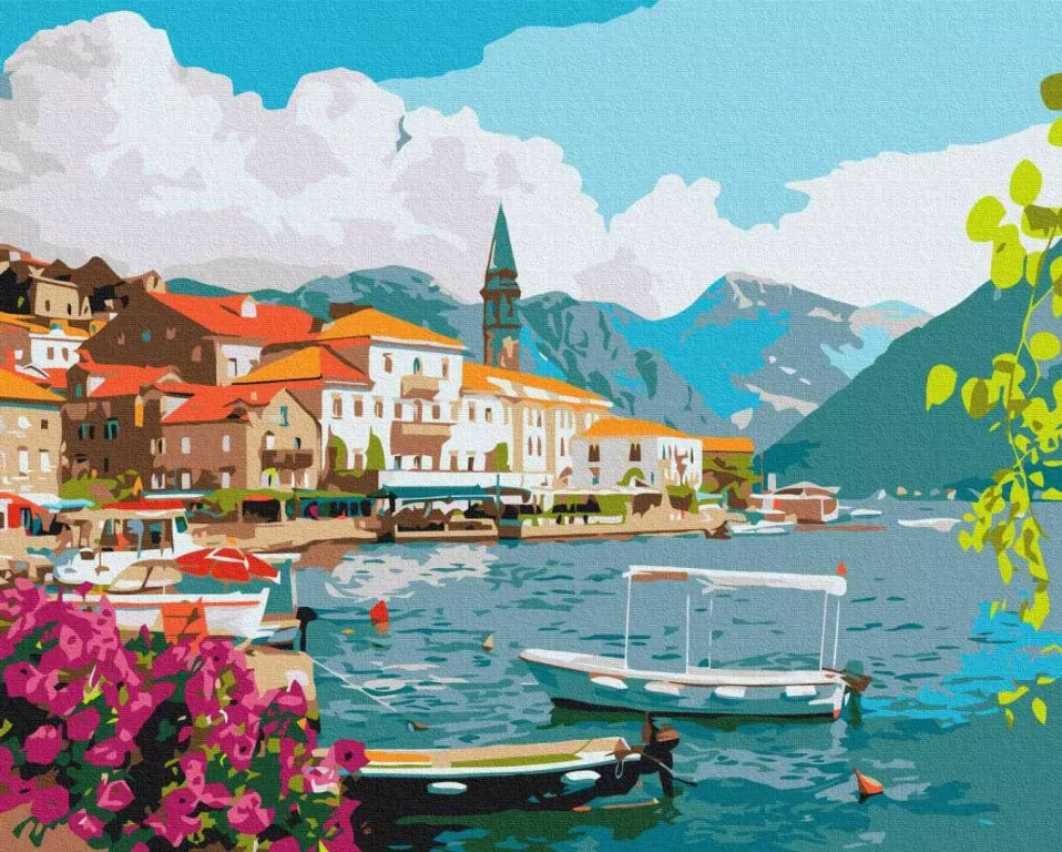 Malowanie po numerach - Lato w Zatoce 40x50cm - tantis.pl