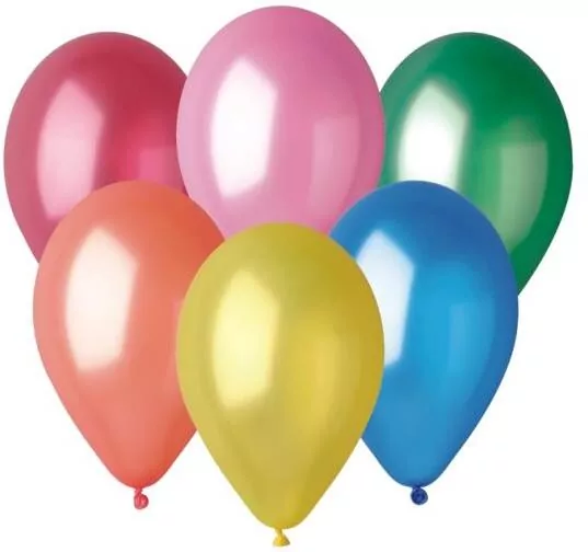 Balony metaliczne różnokolorowe, mix - tantis.pl