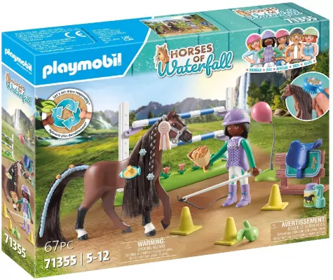 Zoe i Blaze z przeszkodami. World of Horses 71355