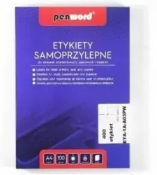 Etykiety samoprzylepne A4/100K 4x105x148mm
