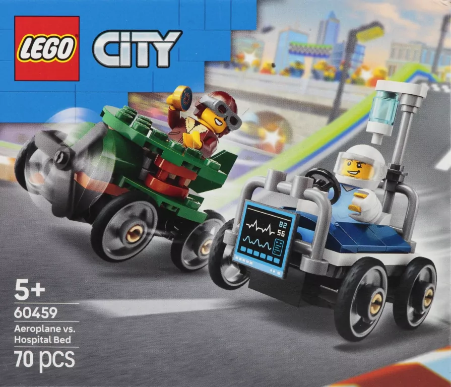LEGO(R) CITY. Zestaw wyścigówek: samolot kontra - tantis.pl