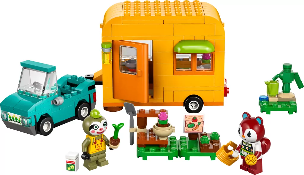 LEGO® Animal Crossing. Leif i jego karawan oraz sklep ogrodniczy 77054 - tantis.pl