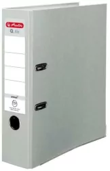 Segregator A4 8cm PP popielaty Q file