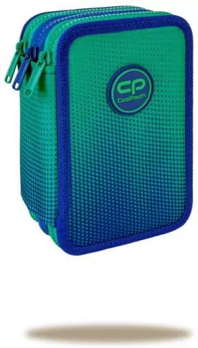 Piórnik 3-komorowy z wyposażeniem Coolpack jumper 3 gradient ocean SK - tantis.pl