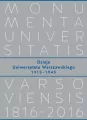 Dzieje Uniwersytetu Warszawskiego 1915?1945 - tantis.pl