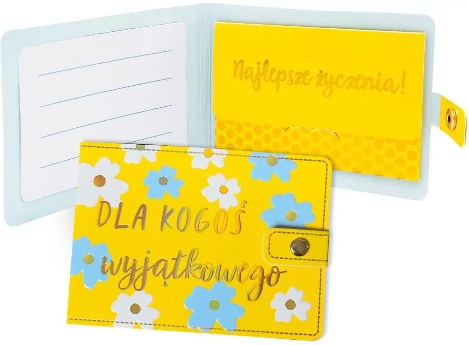 Portfelik Dla kogoś wyjątkowego kwiatki - tantis.pl