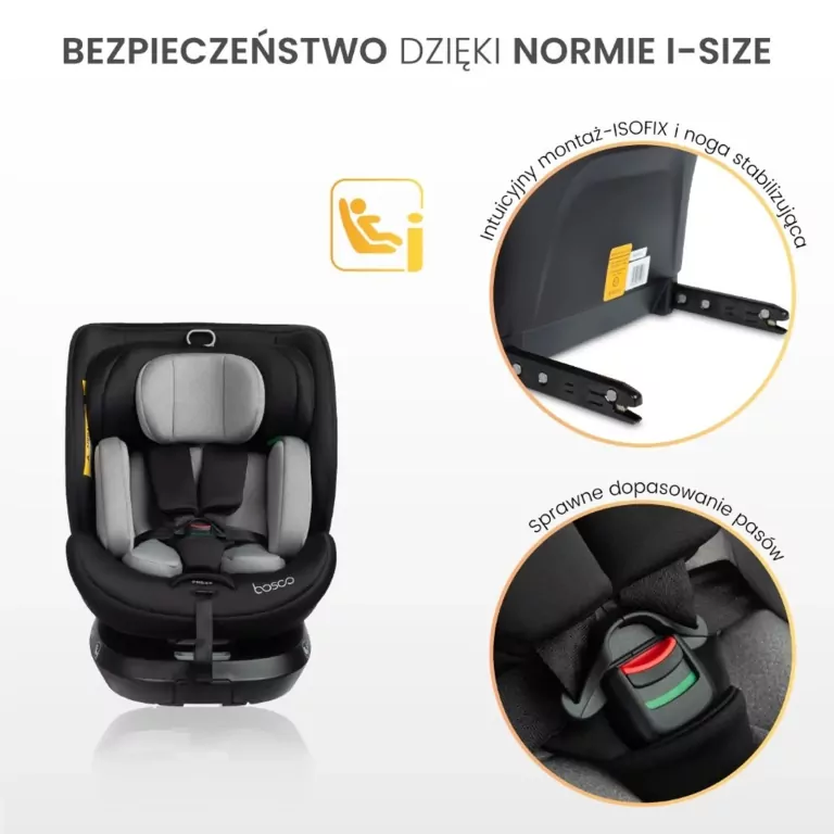 Caretero Fotelik Bosco oliwkowy (40-150cm) - tantis.pl