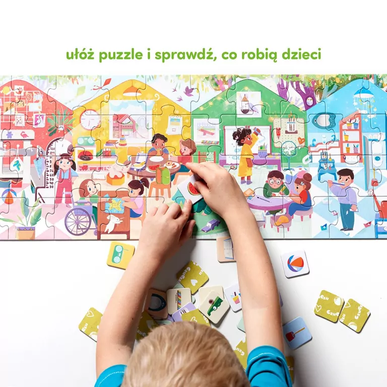 CzuCzu. Puzzle Co robimy w przedszkolu. 3+, 4+ - tantis.pl