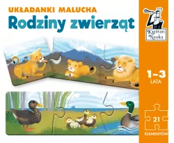 Rodziny zwierząt. Układanki malucha. Kapitan Nauka