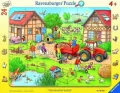 Ravensburger. Puzzle 24 ramkowe. Moja mała farma - tantis.pl