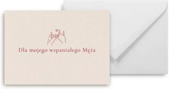 Mini kartka dla mojego wspaniałego Męża