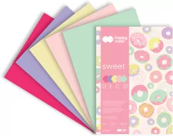 Blok A4/20K Deco Sweet 5 kolorów HAPPY COLOR