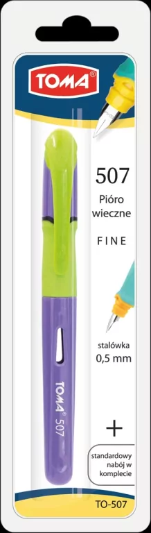 Pióro wieczne Fine fioletowo-zielone TOMA - tantis.pl