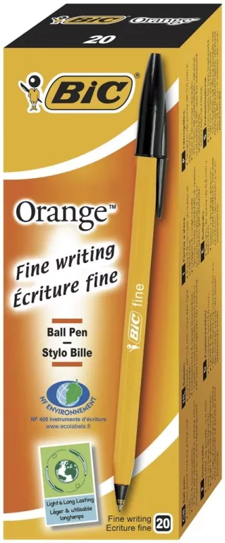 Długopis Orange Original. Czarny 20 sztuk - tantis.pl