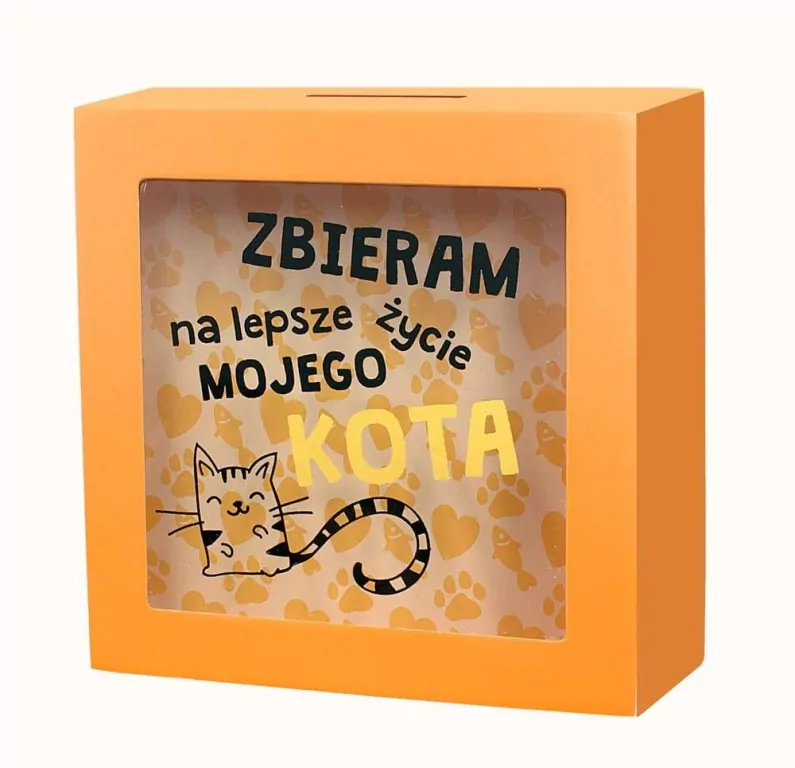 Skarbonka lepsze życie kota - tantis.pl