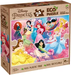 Puzzle dwustronne eko 24 el. Princess
