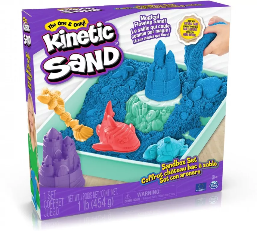 Piasek kinetyczny Kinetic Sand. Piaskownica - tantis.pl