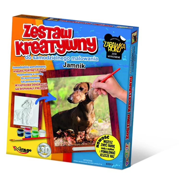 Zestaw Kreatywny do malowania - Jamnik - tantis.pl