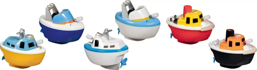 Nakręcana łódka. Zabawka do kąpieli. Mix - tantis.pl